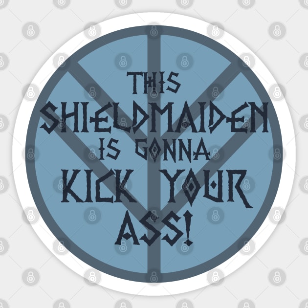 Lagertha's Shieldmaiden Sticker by JalbertAMV